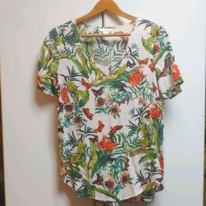 Flowy Butterfly Garden Top